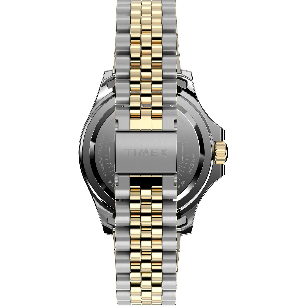 Timex Women Silver-Tone Brass Round Dial Analog Watch-TW2V79500UJ - Image 2