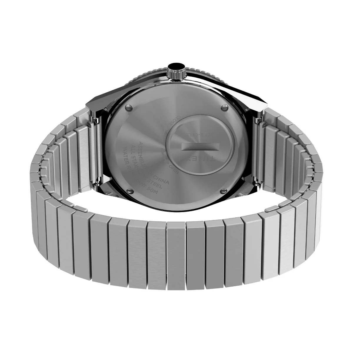 Timex Women Silver-Tone Stainless Steel Round Dial Analog Watch-TW2V66000UJ - Image 3