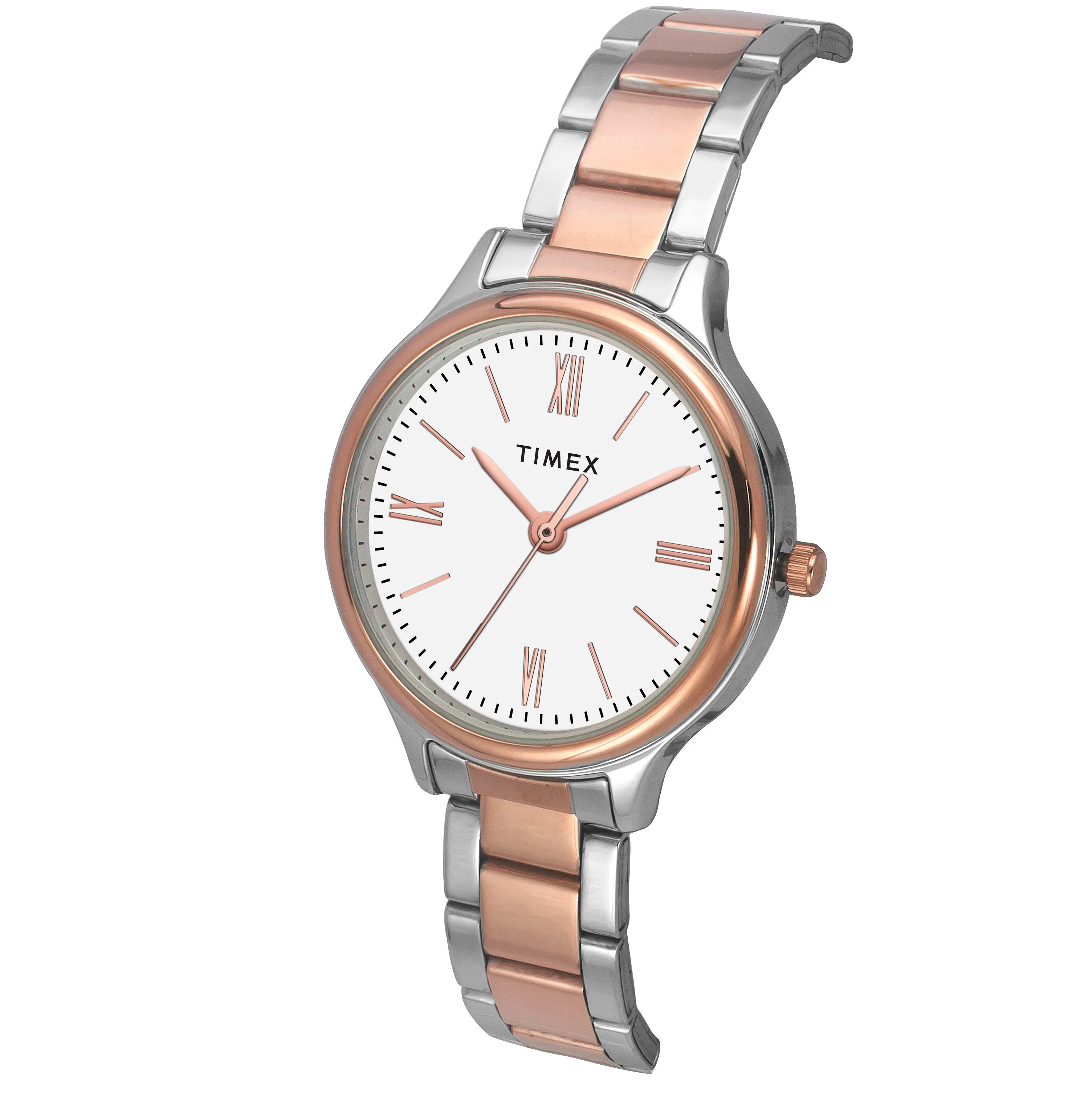 Timex Women White Round Analog Watch- TWTL121SMU03 - Image 2