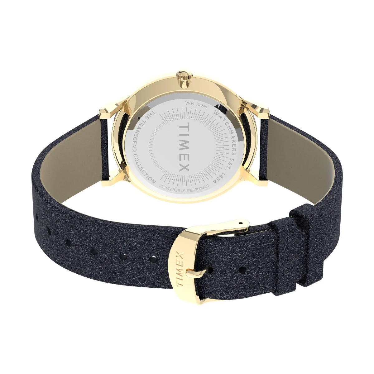 Transcend 38mm Leather Strap Watch - Image 2