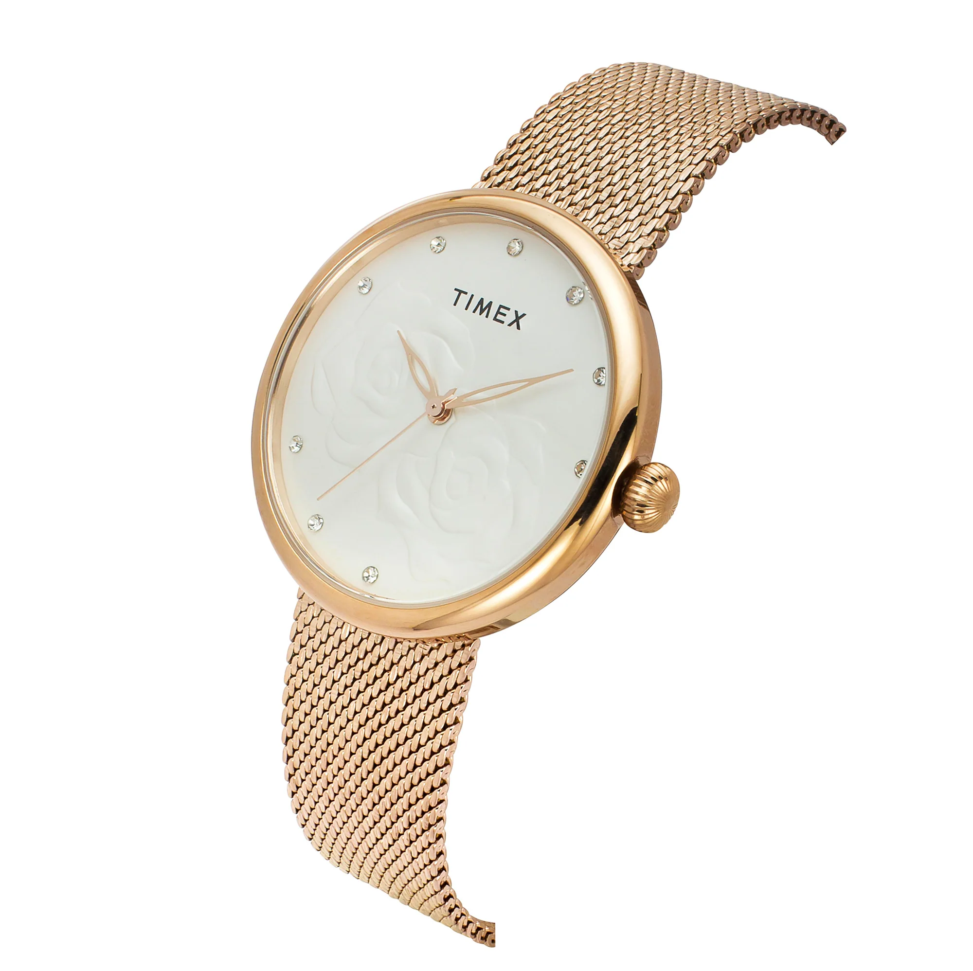 TIMEX Women White Round Dial Analog Watch - TWEL19302 - Image 2