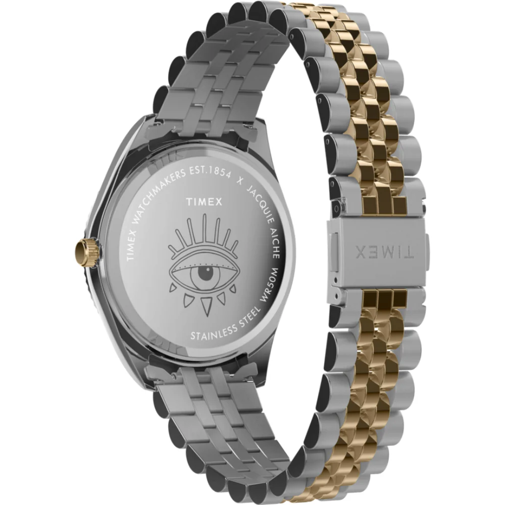 Timex x Jacquie Aiche 36mm Stainless Steel Bracelet Watch - Image 5