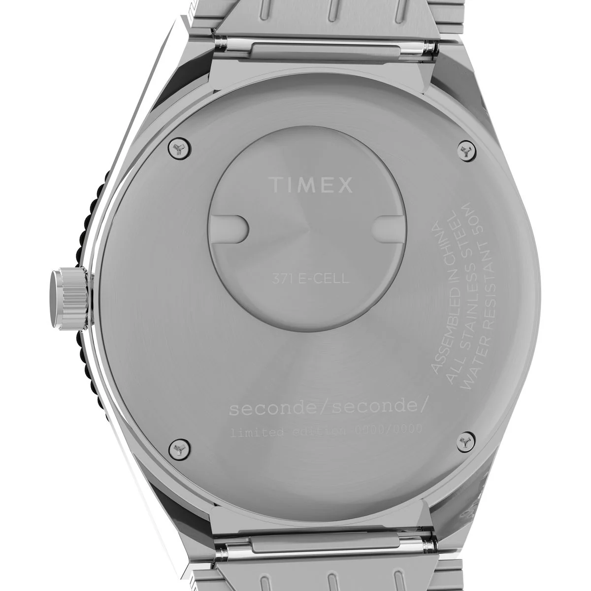 Timex <span>x</span> seconde/seconde/ 38mm Stainless Steel Bracelet Watch - Image 3