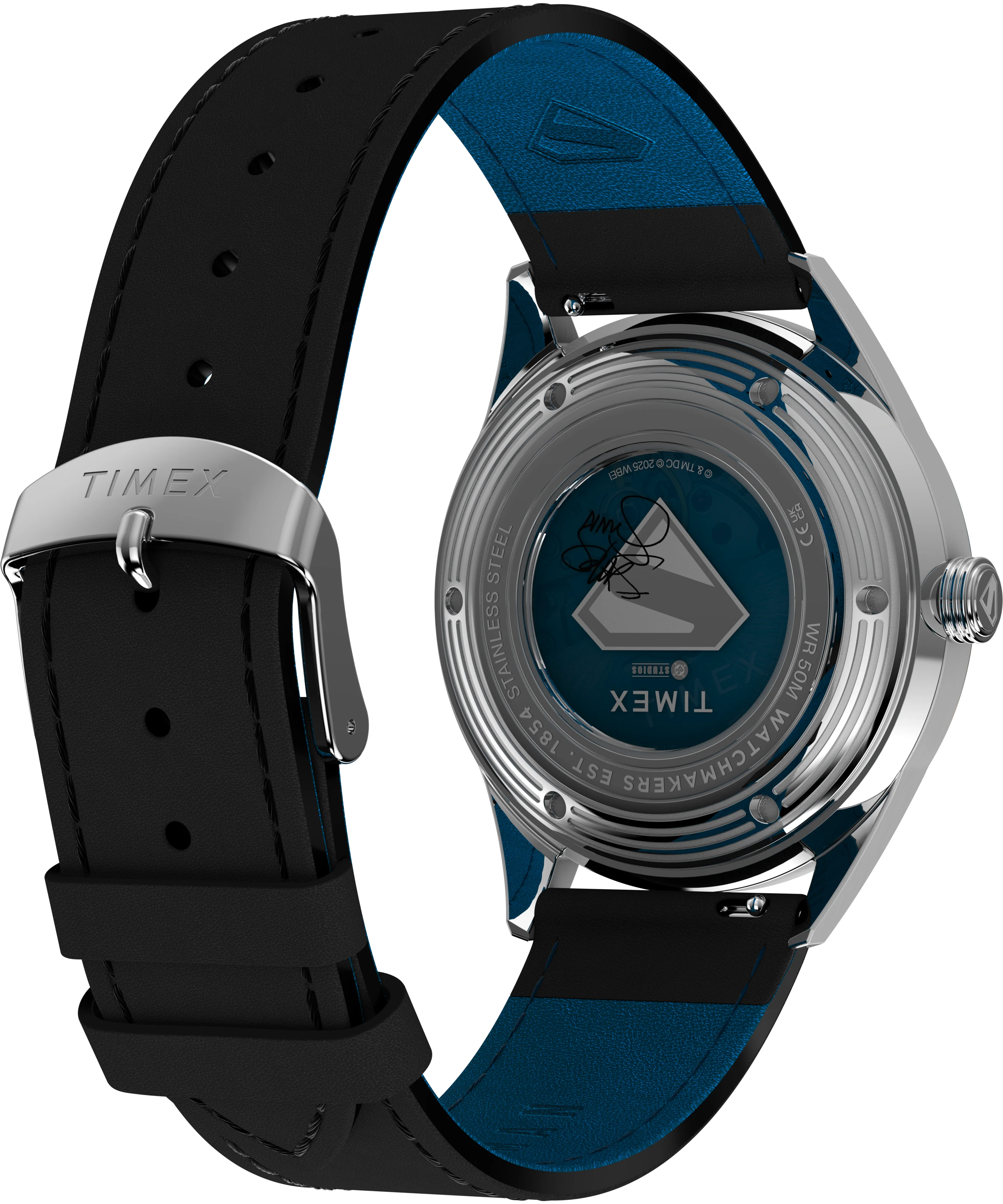 Coming Soon - Timex Superman Marlin® Jet Automatic 38mm Leather Strap Watch - Image 5