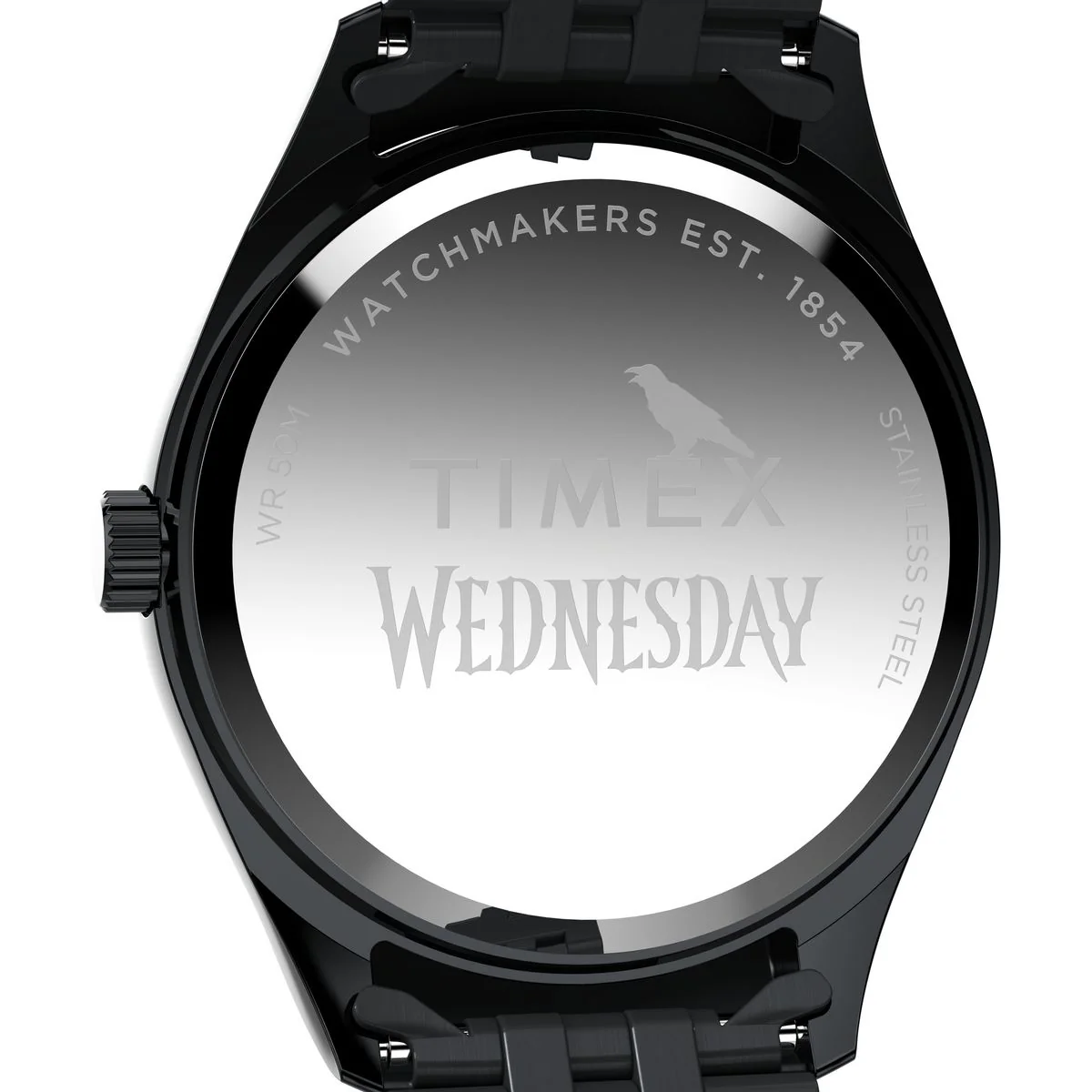 Timex x Wednesday Timex Legacy 36mm Stainless Steel Bracelet Watch - TW2Y19600X6 - Image 3