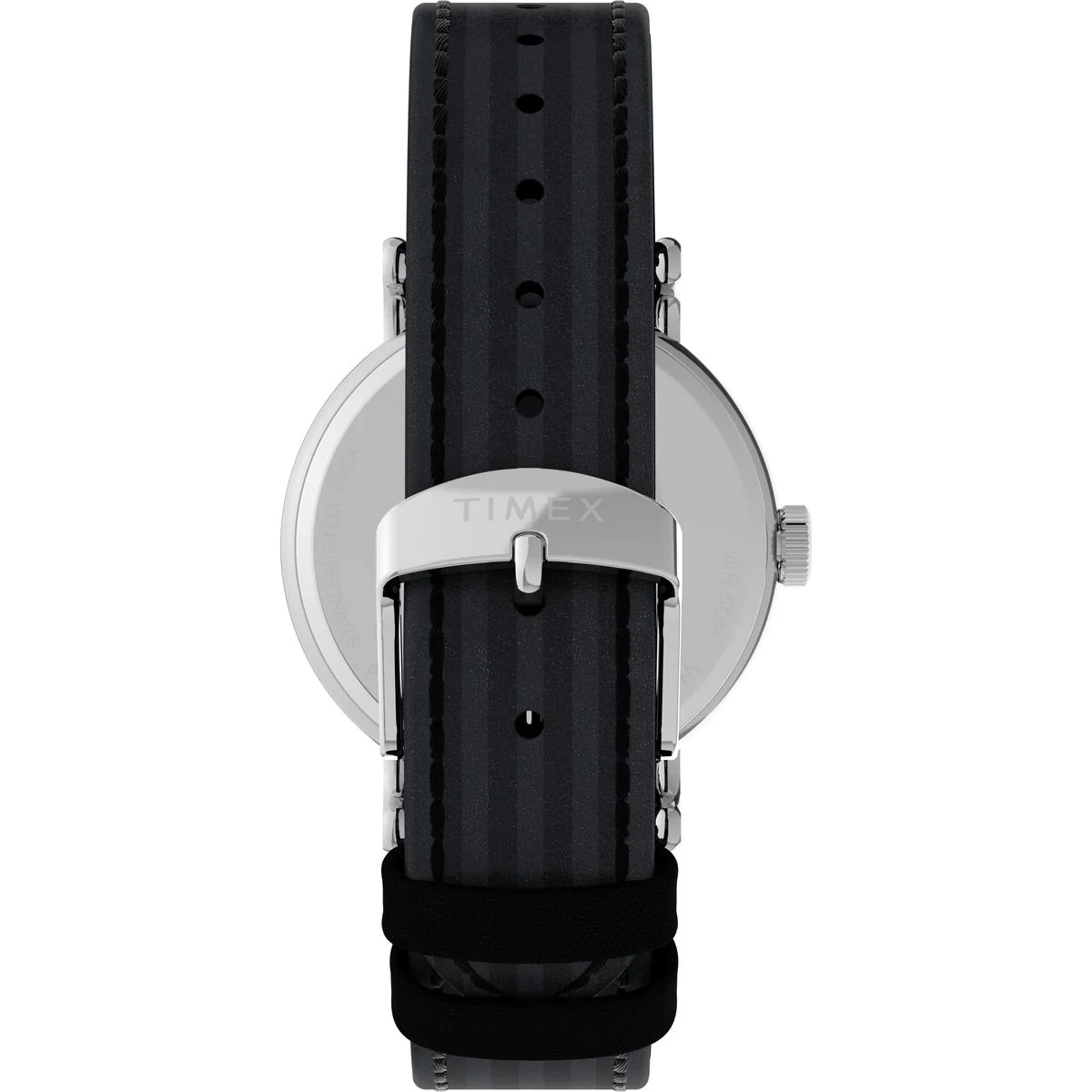 Timex x Wednesday Weekender 37mm Leather Strap Watch - TW2Y19400X6 - Image 4
