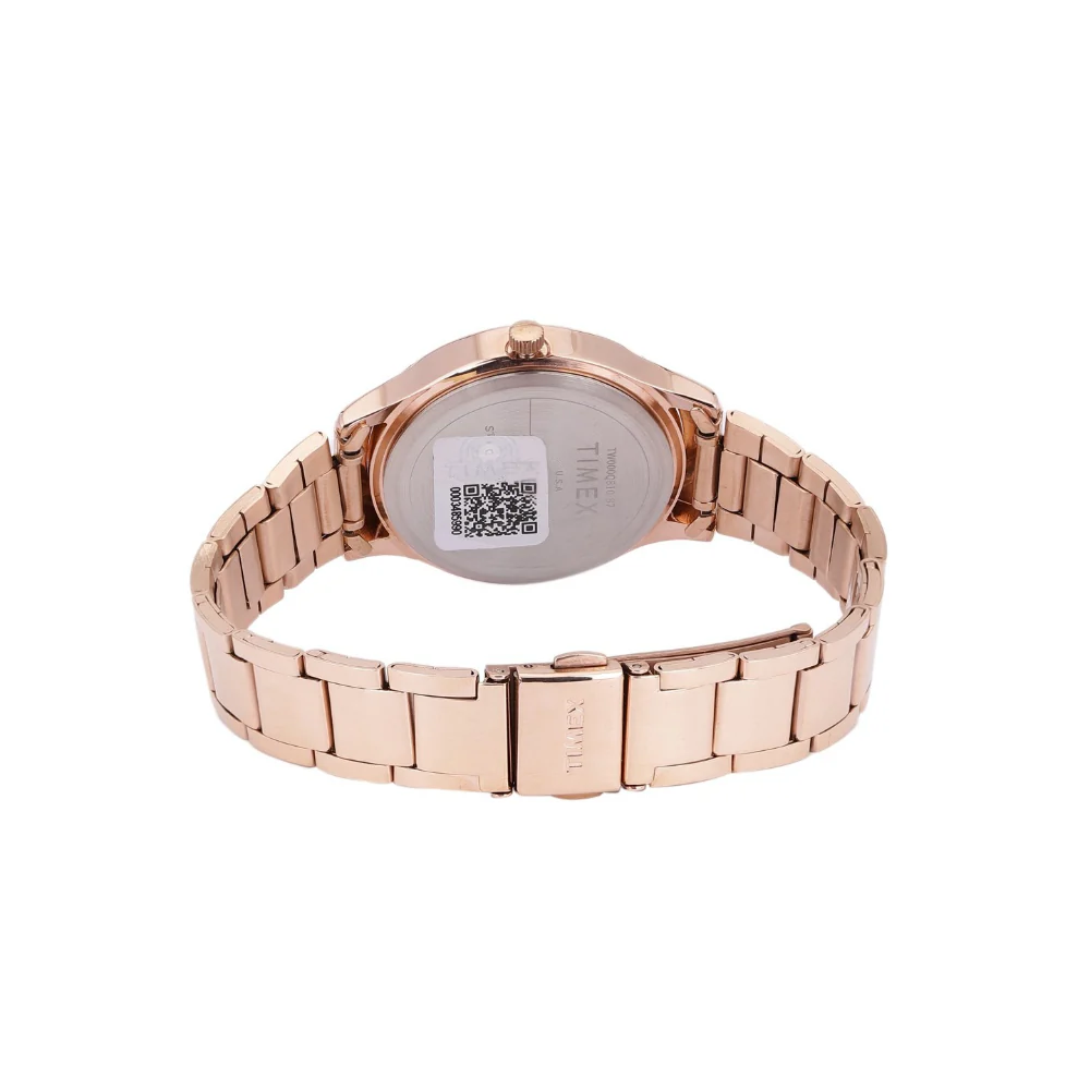 Timex Fashion Women's Rose Gold Dial Round Case Multifunction Function Watch -TW000Q810 - Image 10