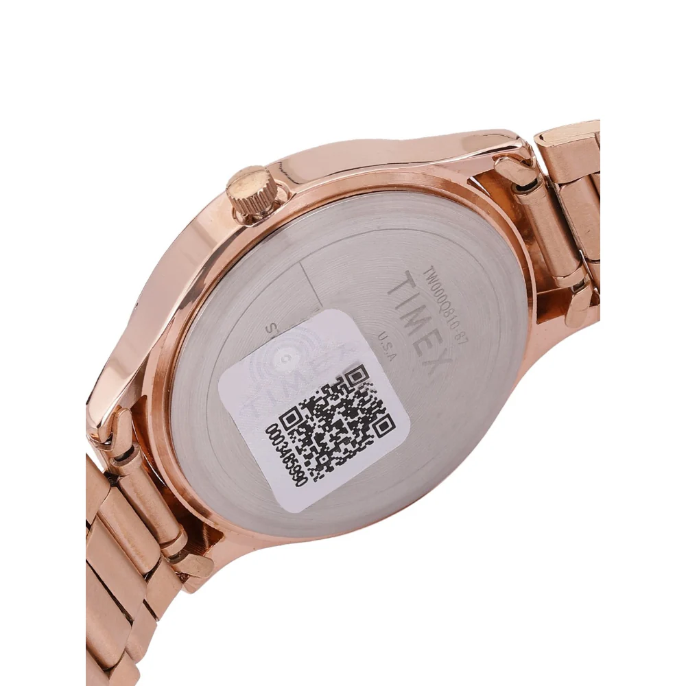 Timex Fashion Women's Rose Gold Dial Round Case Multifunction Function Watch -TW000Q810 - Image 16