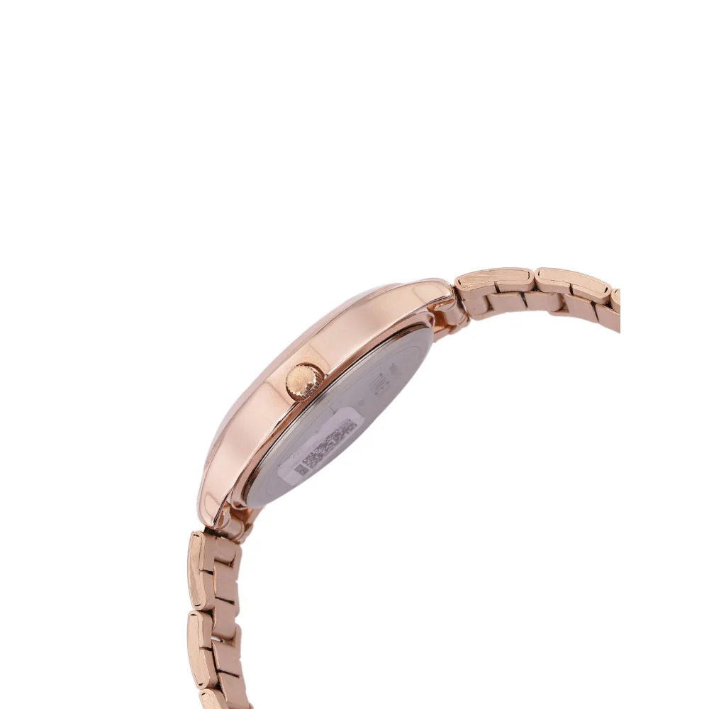 Timex Fashion Women's Rose Gold Dial Round Case Multifunction Function Watch -TW000Q810 - Image 4