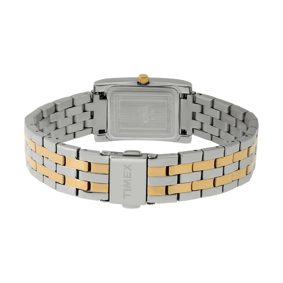 Timex Fashion Women's Silver Dial Rectangle Case 3 Hands Function Watch -TW000Y705 - Image 4