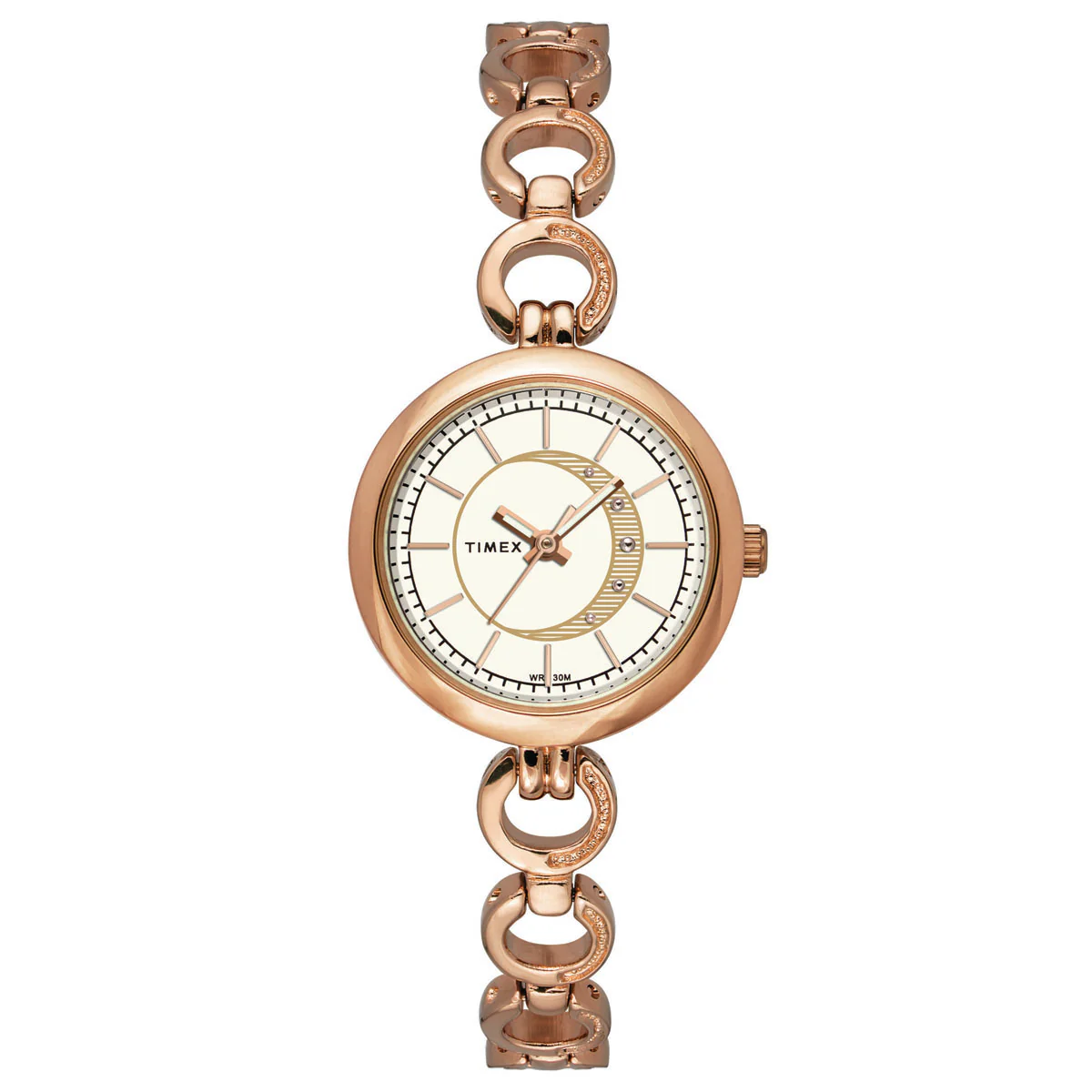 Timex Classics Pairs Silver Dial Round Case Date/3 Hands Function Watch -TW00PR231 - Image 2