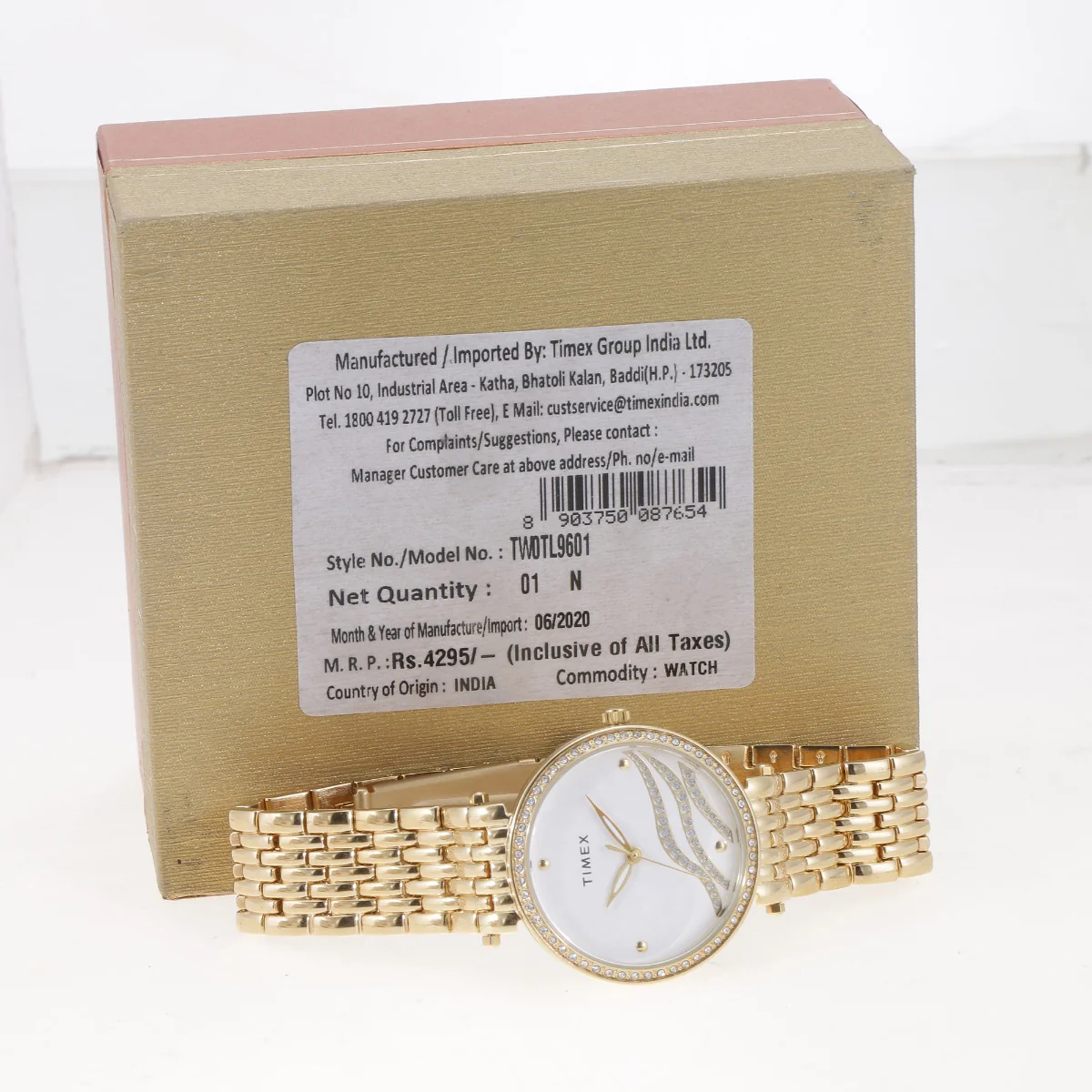 Timex Empera Women's White Dial Round Case 3 Hands Function Watch -TW0TL9601 - Image 7