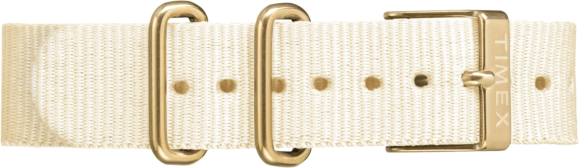 Timex Essential Collection Women's Quartz Analog Gold-Tone Dial Round Case Fabric-Double-Layer-Slip-Thru-Strap Function Watch -TW2P88800 - Image 3