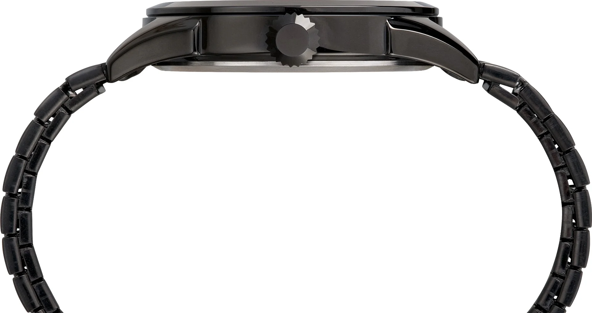 Timex Main Street Men's Quartz Analog Black Dial Round Case Stainless-Steel-Expansion-Band Function Watch -TW2R48200 - Image 2