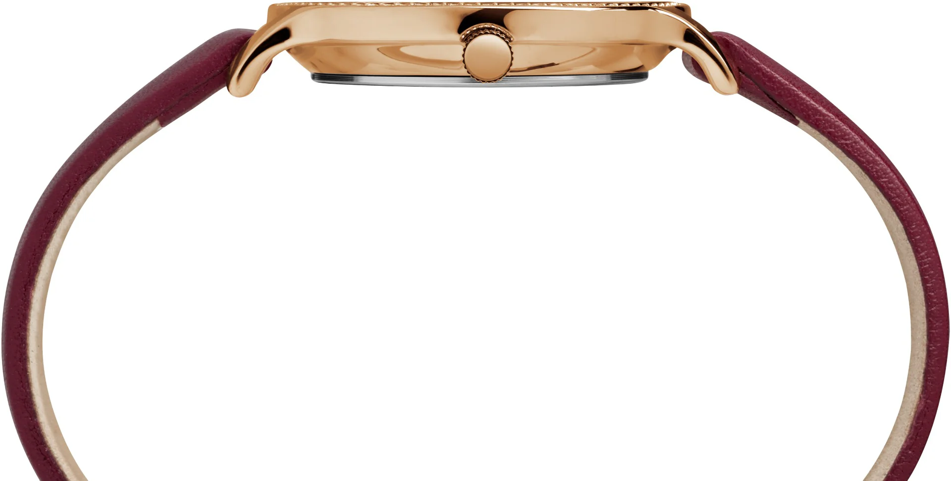 Timex City Collection Women's Quartz Analog Gold-Tone Dial Round Case  Watch -TW2R51100 - Image 2