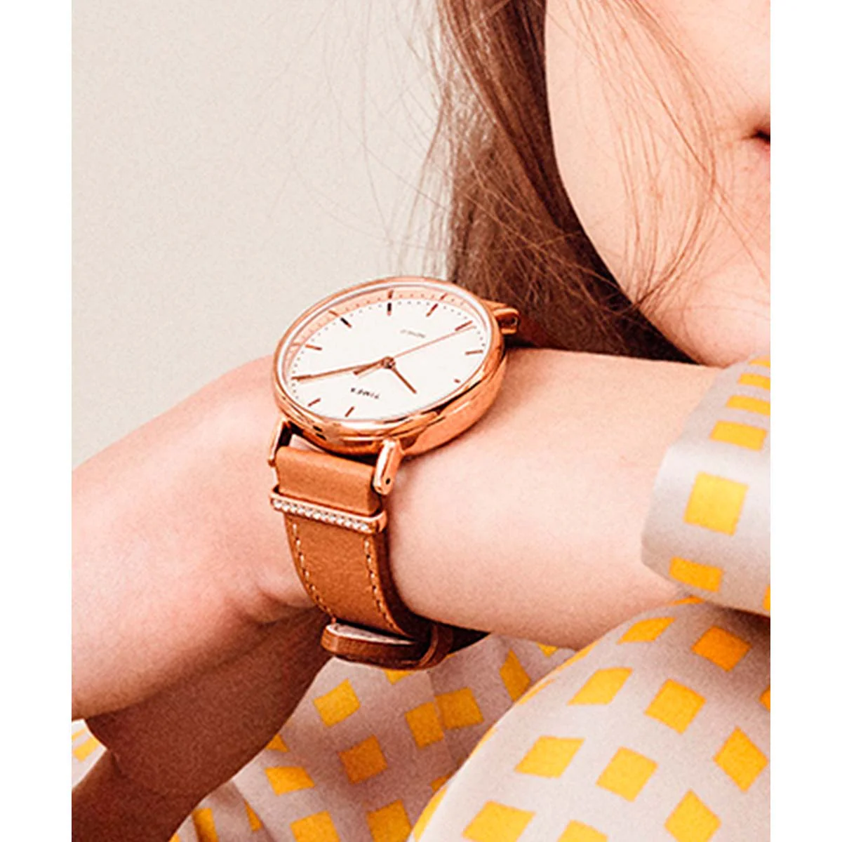 Timex Global Women's Rose Gold-Tone Dial  Case Designed-with-Crystals Function Watch -TW2R70200 - Image 10