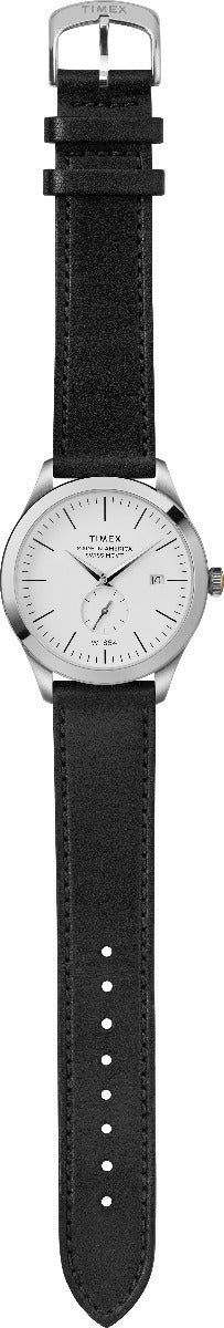 Timex American Documents Men's Swiss Quartz Analog Stainless Steel Dial Round Case Leather-Strap Function Watch -TW2R82700 - Image 11
