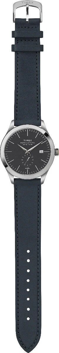Timex American Documents Men's Swiss Quartz Analog Stainless Steel Dial Round Case Leather-Strap Function Watch -TW2R82800 - Image 11