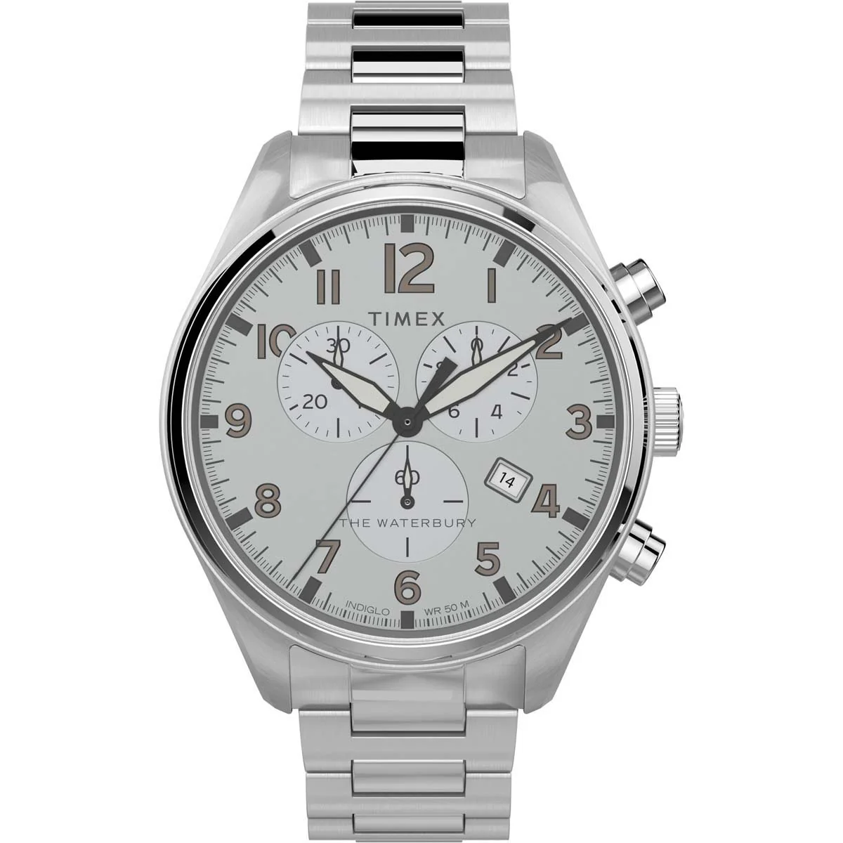 Timex Heritage Collection Men's Quartz Analog Stainless Steel Dial Round Case Stainless-Steel Function  Watch -TW2T70400 - Image 5