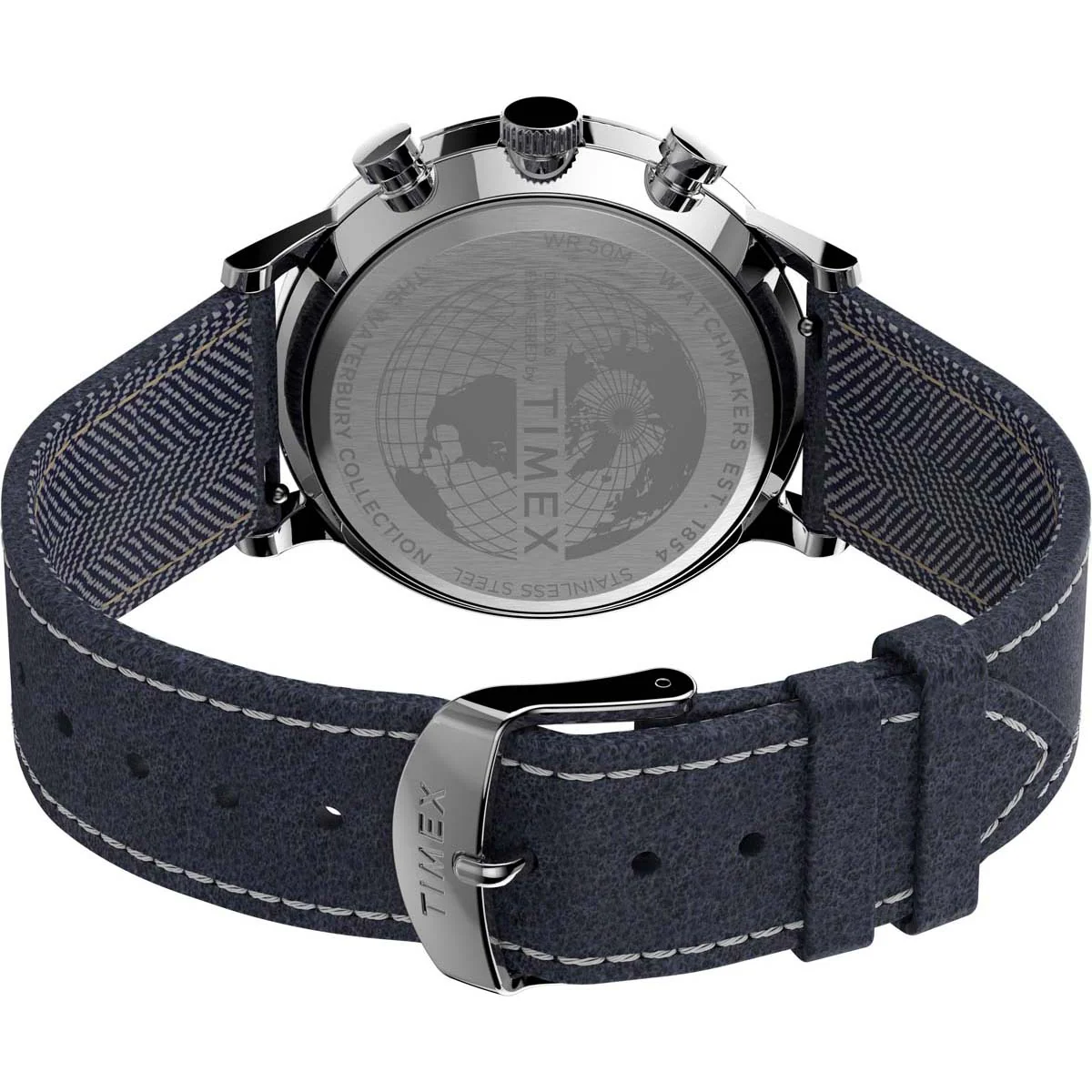 Timex Heritage Collection Men's Quartz Analog Stainless Steel Dial Round Case Stainless-Steel Function  Watch -TW2T71300 - Image 8