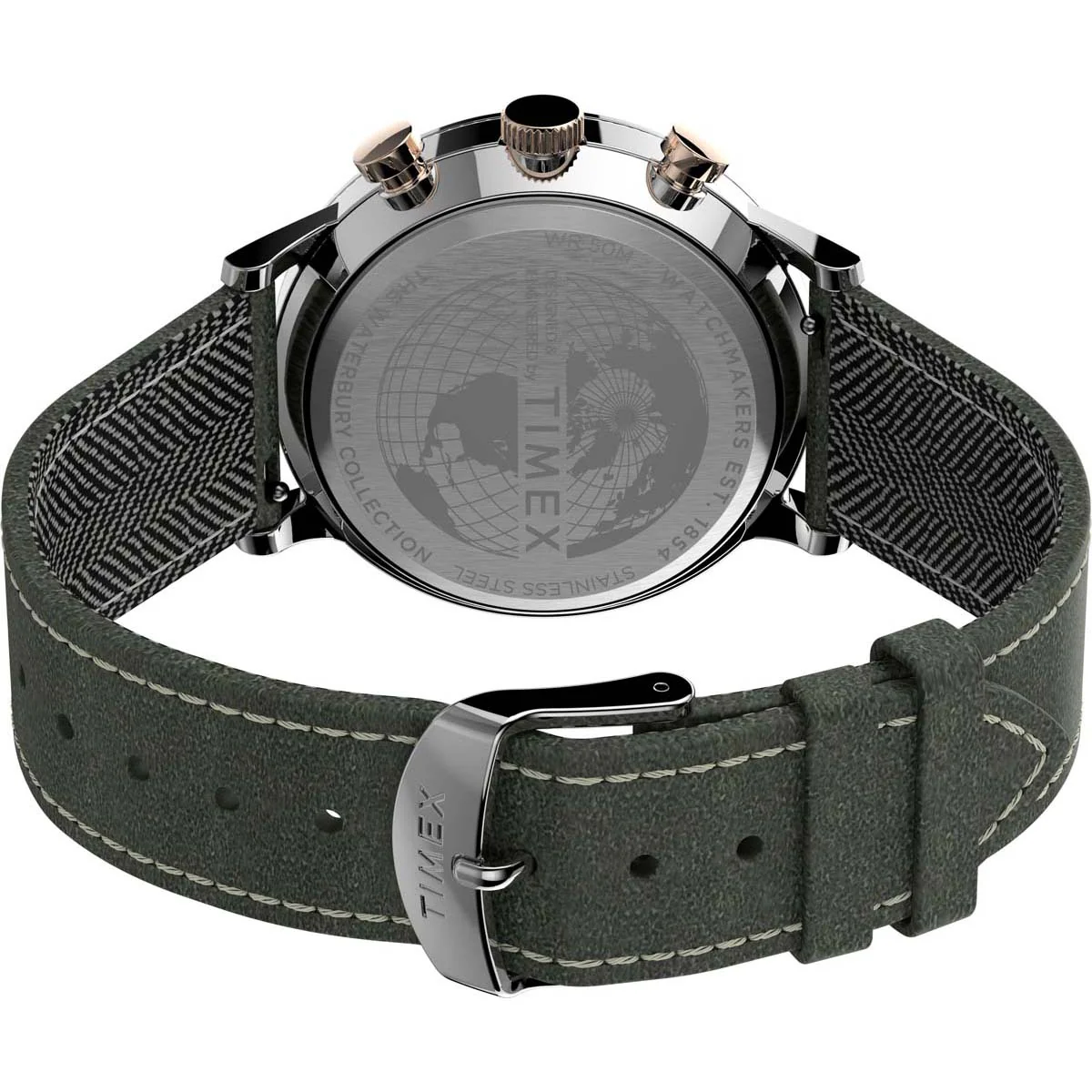 Timex Heritage Collection Men's Quartz Analog Stainless Steel Dial Round Case Stainless-Steel Function  Watch -TW2T71400 - Image 4