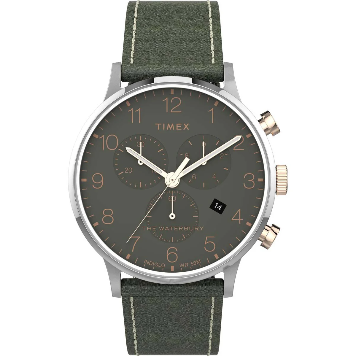 Timex Heritage Collection Men's Quartz Analog Stainless Steel Dial Round Case Stainless-Steel Function  Watch -TW2T71400 - Image 5