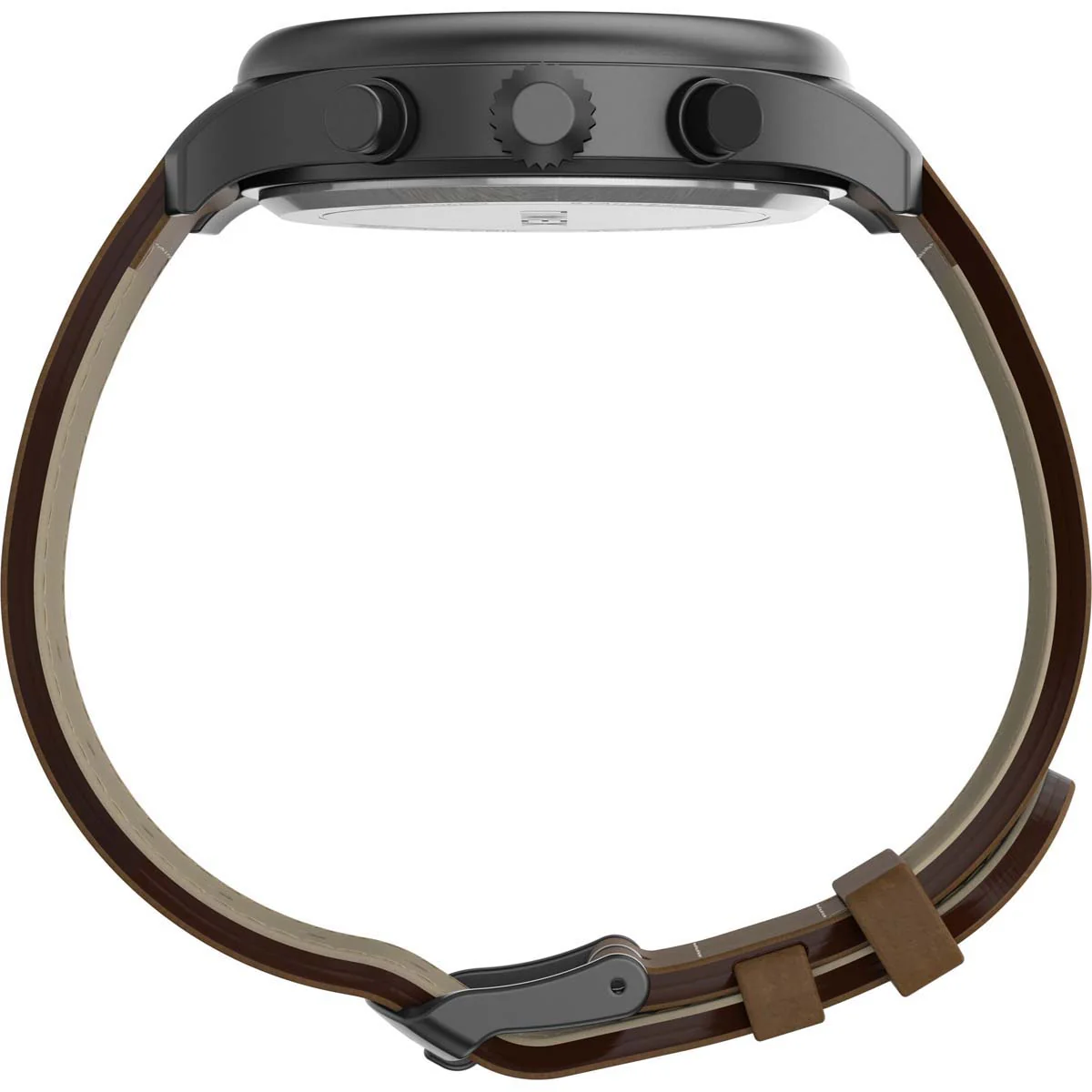 Timex Expedition Men's Quartz Analog Gunmetal Dial Round Case Leather-Strap Function Watch -TW2T73100AP - Image 2