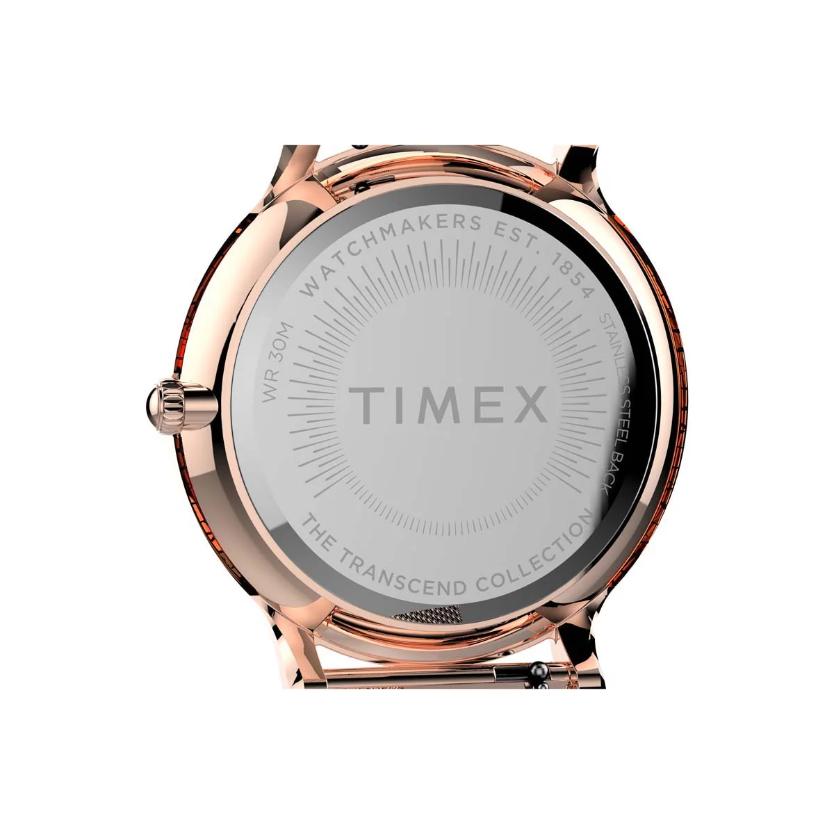 Timex Global Women's Rose Gold-Tone Dial  Case Stainless-Steel-Mesh-Bracelet Function Watch -TW2T73900 - Image 5