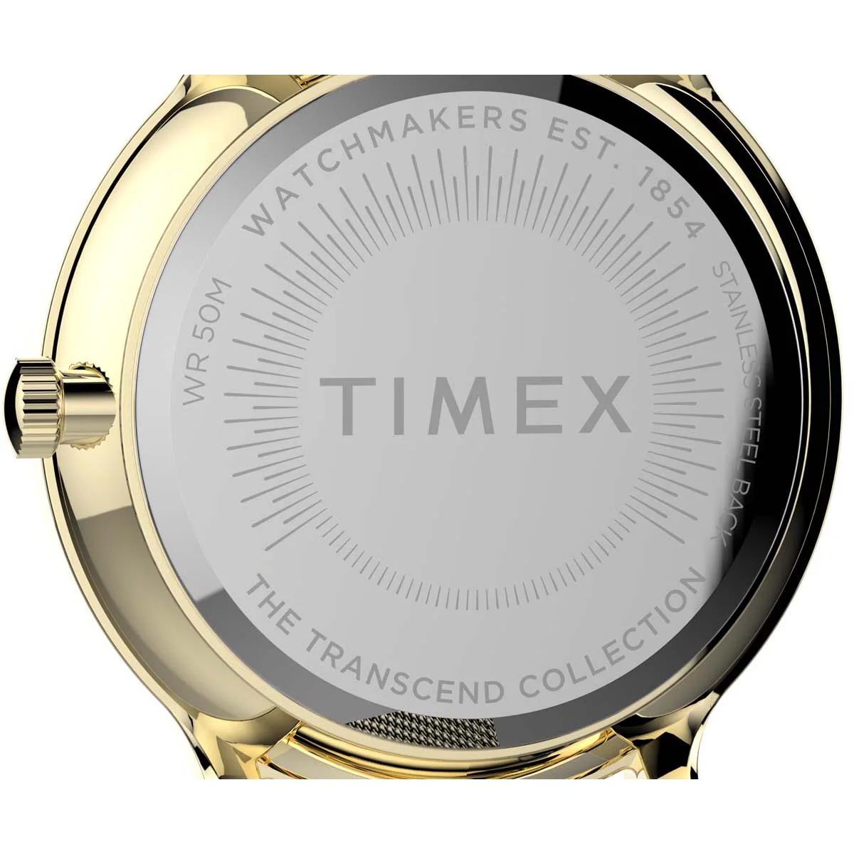 Timex Global Women's Gold-Tone Dial  Case Stainless-Steel-Mesh-Bracelet Function Watch -TW2T74600 - Image 5