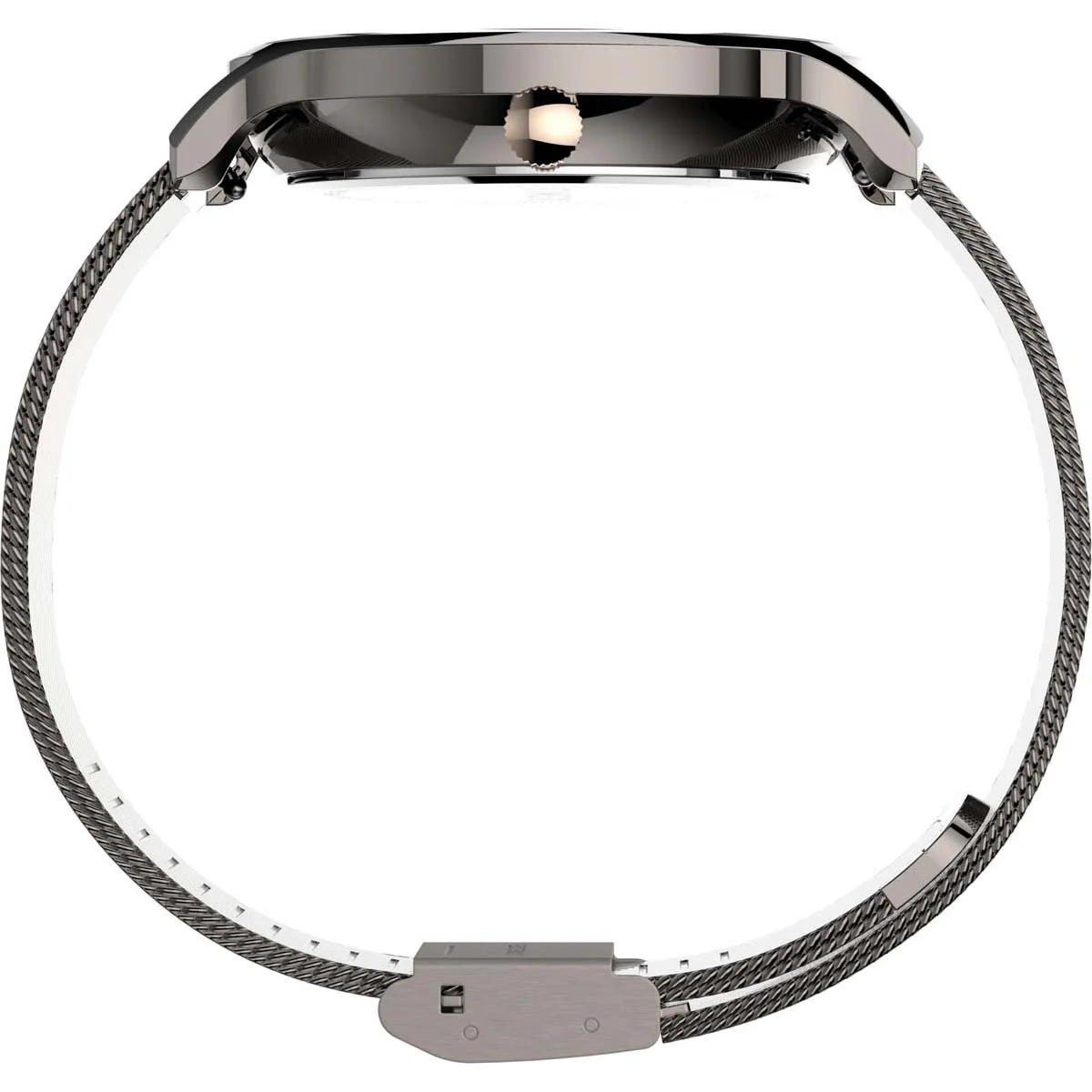 Timex Global Women's Gunmetal Dial  Case Stainless-Steel-Mesh-Bracelet Function Watch -TW2T74700 - Image 2