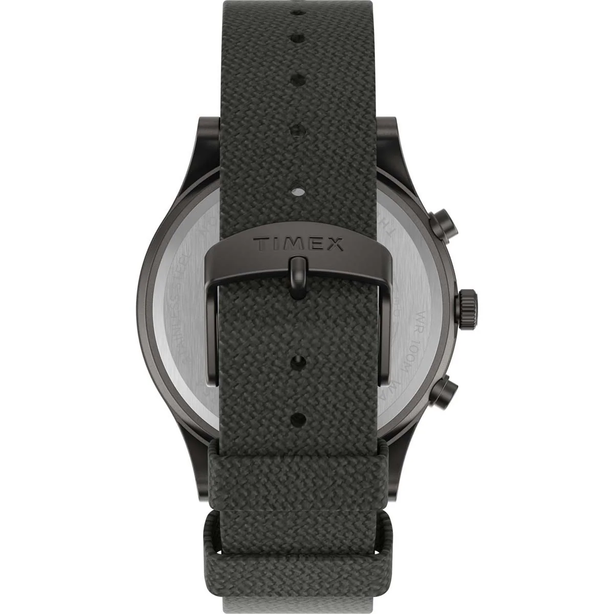 Timex Military Men's Quartz Analog Silver-Tone Dial Round Case Fabric-Strap Function Watch -TW2T75700 - Image 3