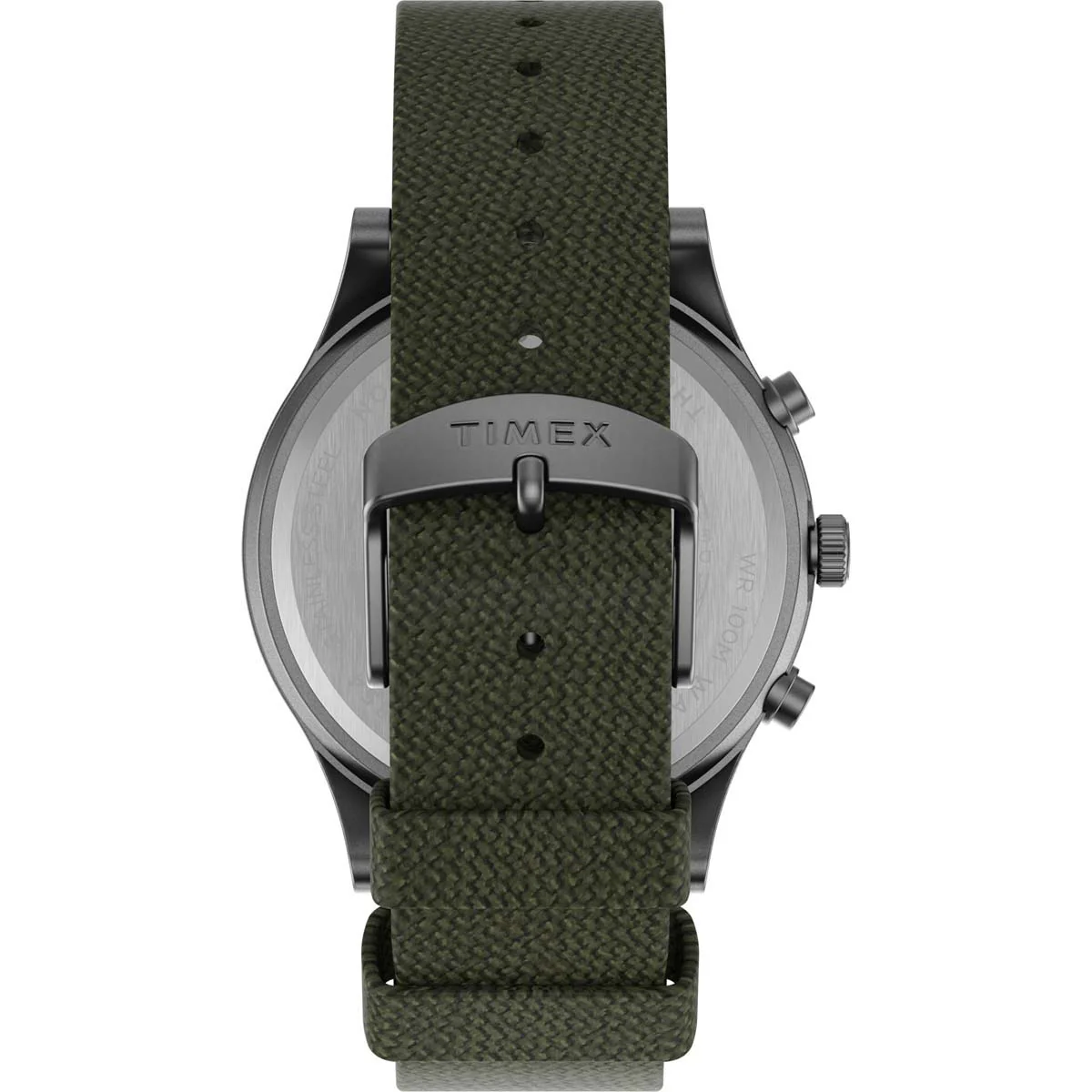 Timex Military Men's Quartz Analog Silver-Tone Dial Round Case Fabric-Strap Function Watch -TW2T75800 - Image 7