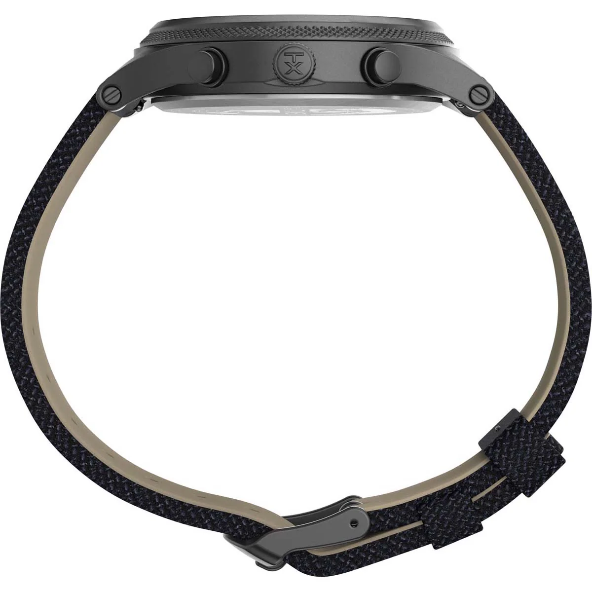 Timex Military Men's Quartz Analog Gunmetal Dial Round Case Fabric-Strap Function Watch -TW2T75900 - Image 6