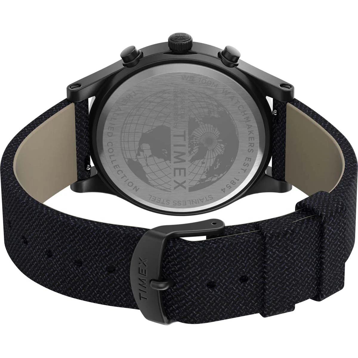 Timex Military Men's Quartz Analog Gunmetal Dial Round Case Fabric-Strap Function Watch -TW2T75900 - Image 8