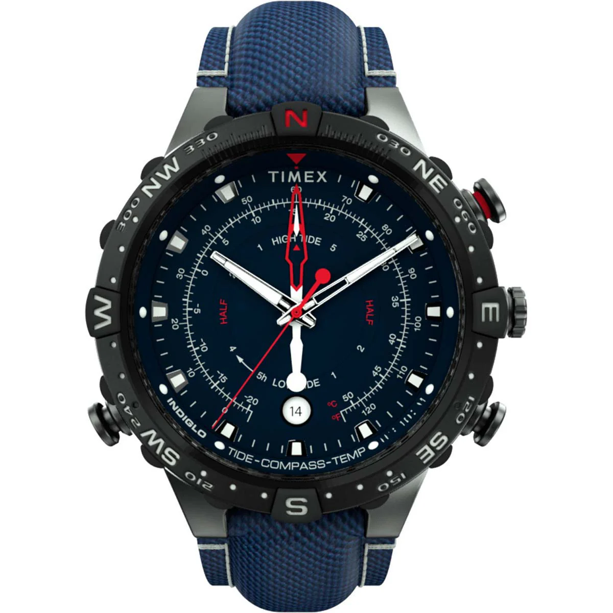 Timex Military Men's Quartz Analog Gunmetal Dial Round Case Stainless-Steel Function  Watch -TW2T76300 - Image 4