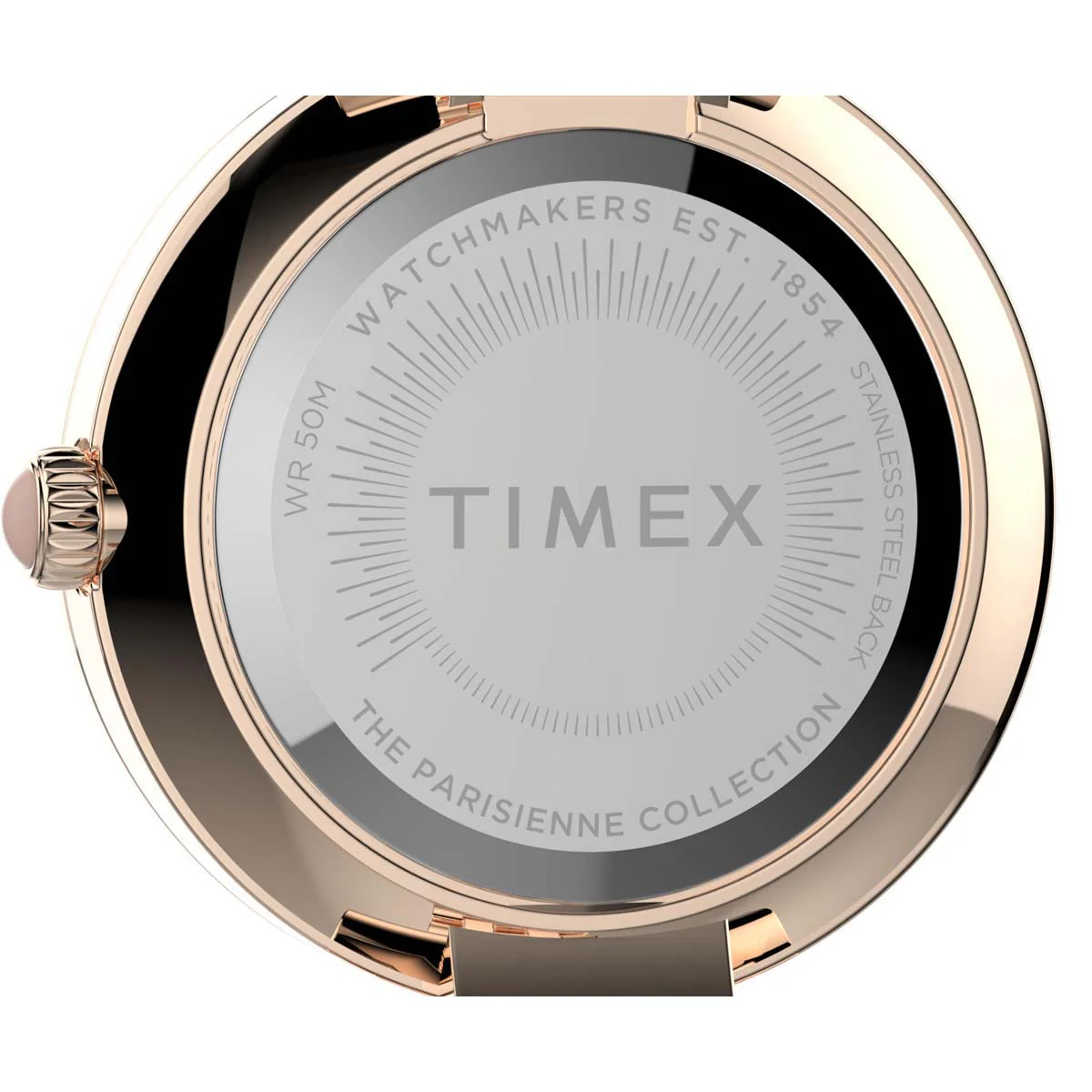 Timex Global Women's Rose Gold-Tone Dial  Case Stainless-Steel Function Watch -TW2T78800 - Image 5