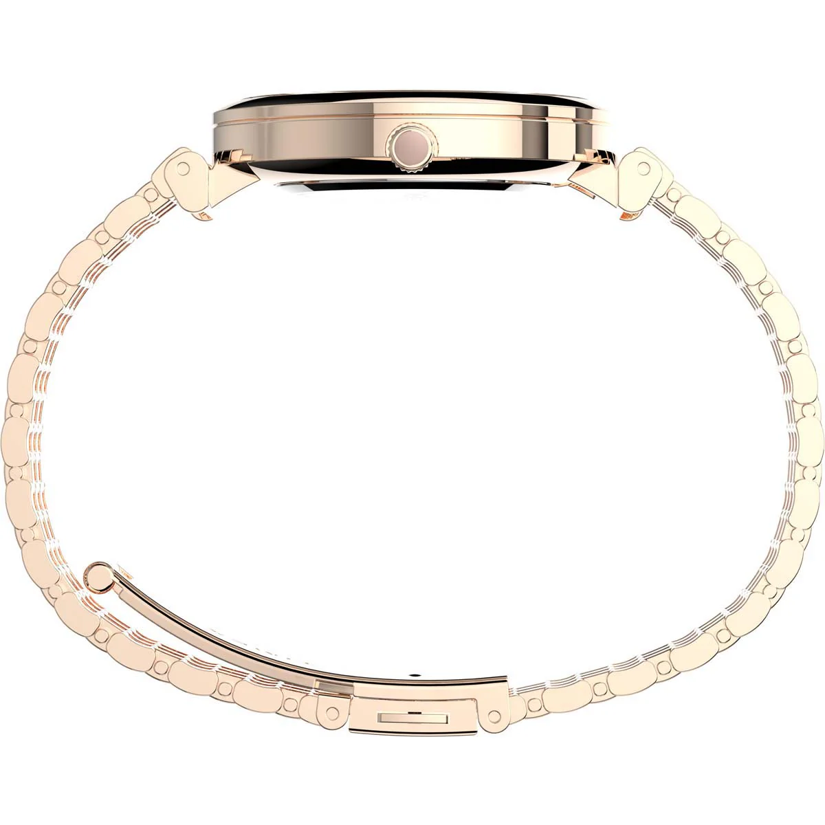 Timex City Collection Women's Quartz Analog Rose Gold-Tone Dial Round Case Stainless-Steel Function  Watch -TW2T79200 - Image 2