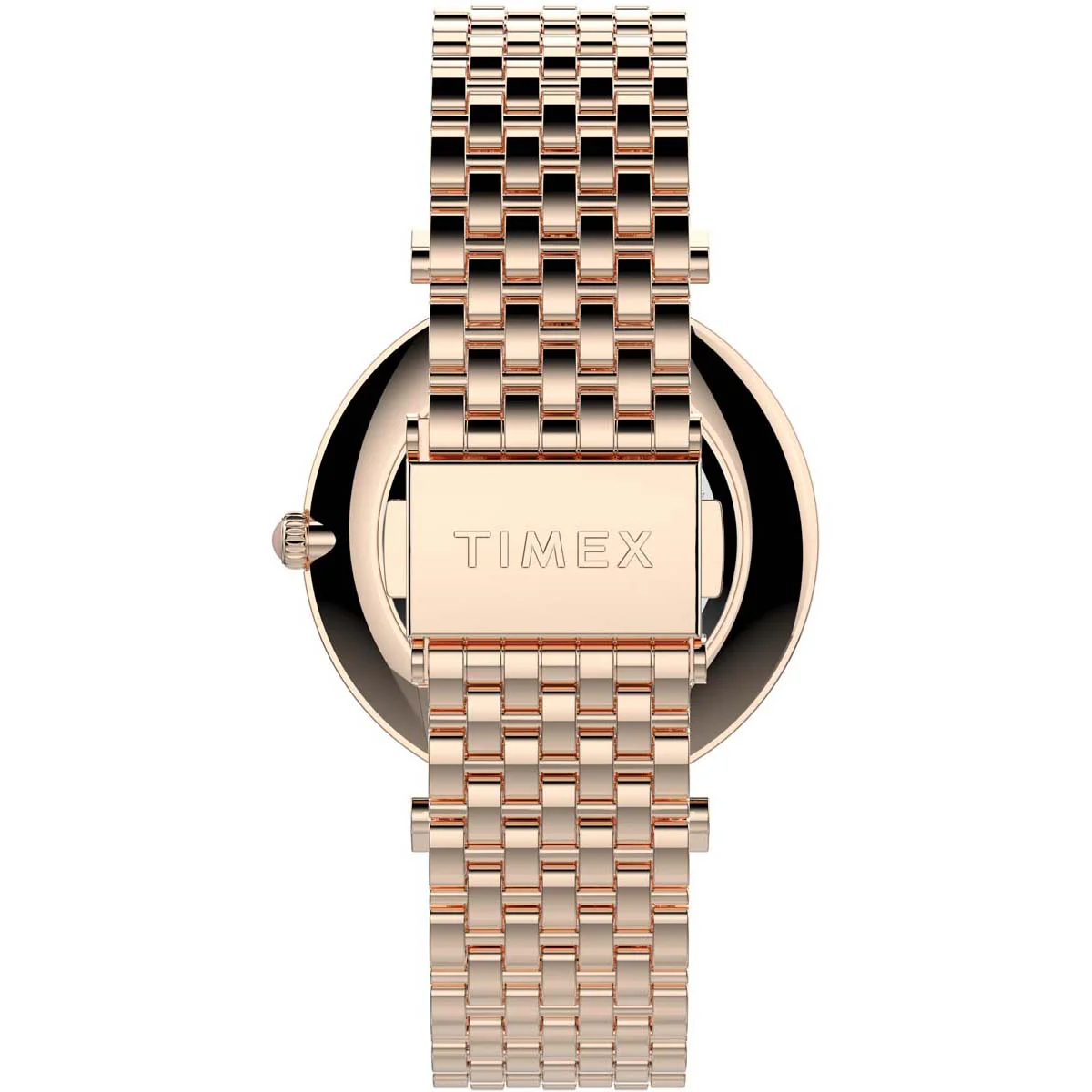 Timex City Collection Women's Quartz Analog Rose Gold-Tone Dial Round Case Stainless-Steel Function  Watch -TW2T79200 - Image 3