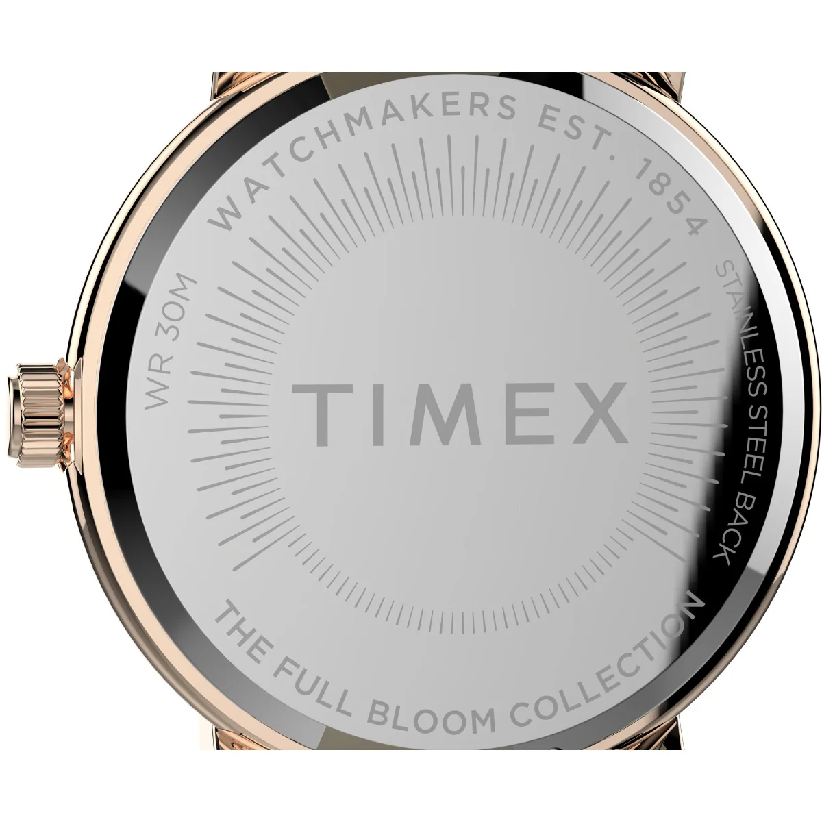 Timex City Collection Women's Quartz Analog Rose Gold-Tone Dial  Case Leather-Strap Function Watch -TW2U18500 - Image 5