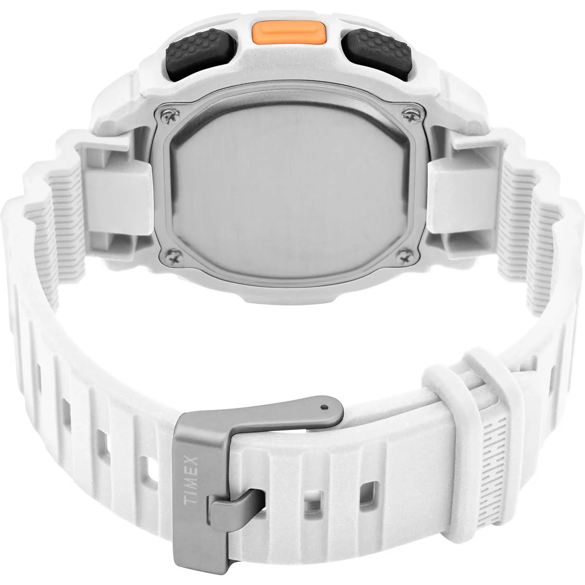 Timex Digital Men's Quartz Analog White Dial Square Case Shock-Resistant-Watch Function Watch -TW5M26400 - Image 4