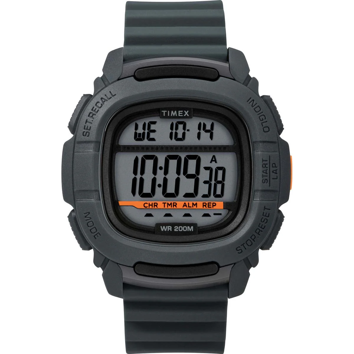 Timex Digital Men's Quartz Analog Gray Dial Square Case Shock-Resistant-Watch Function Watch -TW5M26700 - Image 4