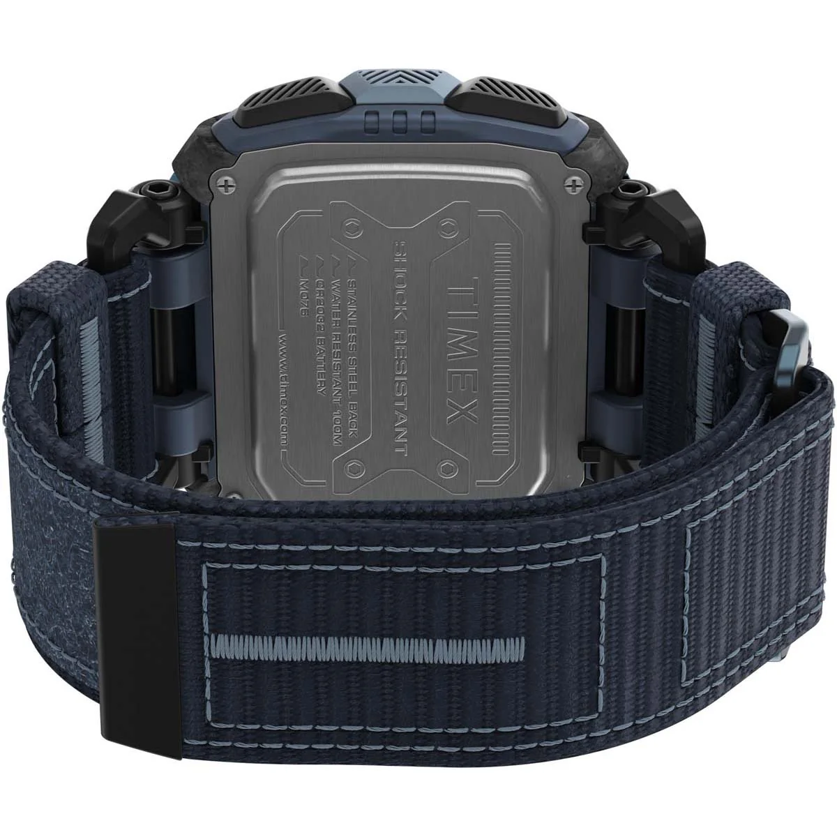 Timex Digital Men's Digital Quartz Black Dial Round Case Shock-Resistant-Watch Function Watch -TW5M28700 - Image 4