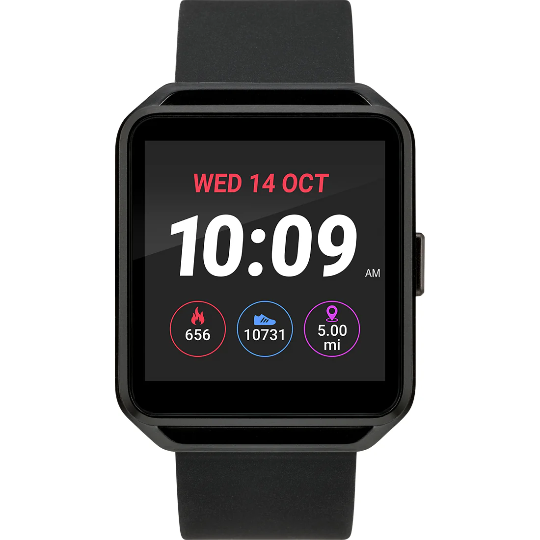 Timex Helix Unisex Tech Digital Dial Rectangle Case iConnect - Smartwatch Function Watch -TW5M31200 - Image 2