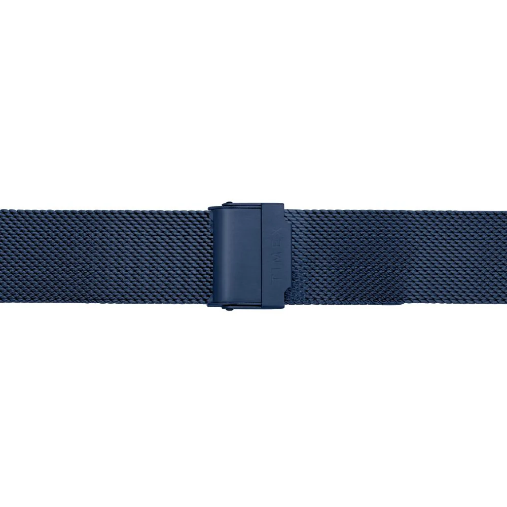 Timex Empera Men's Blue Dial Rectangle Case 2 Hands Function Watch -TWEG17312 - Image 3