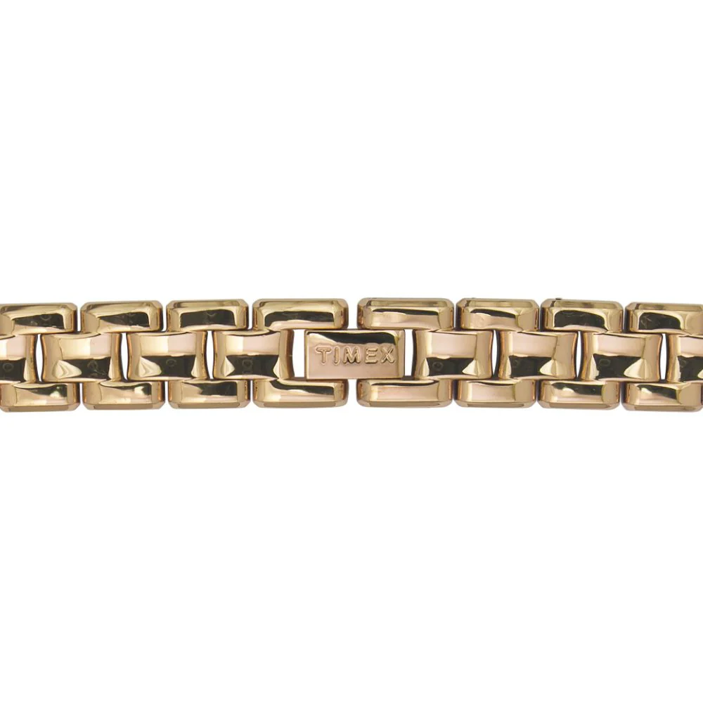 Timex Fria Women's Rose Gold Dial Round Case 2 Hands Function Watch -TWEL14006 - Image 3
