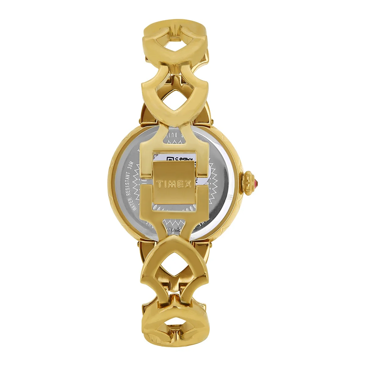 Timex Fria Women's Green Dial Round Case 2 Hands Function Watch -TWEL14200 - Image 5