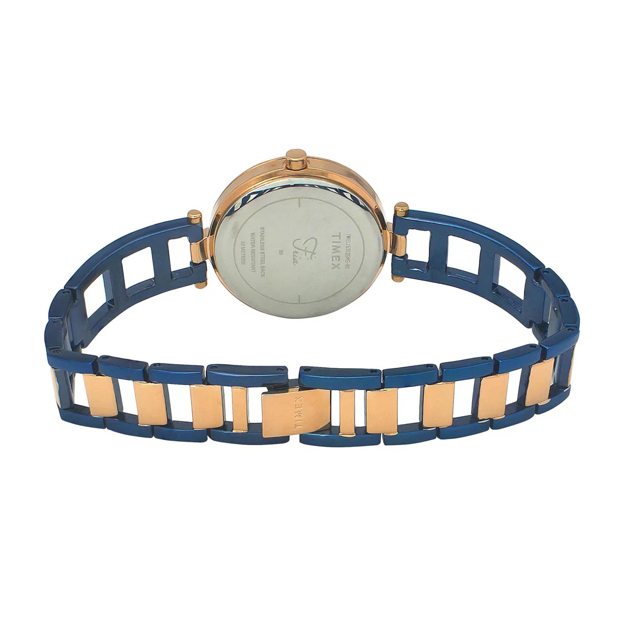Timex Fria Women Blue Round Analog Watch - TWEL15303 - Image 3