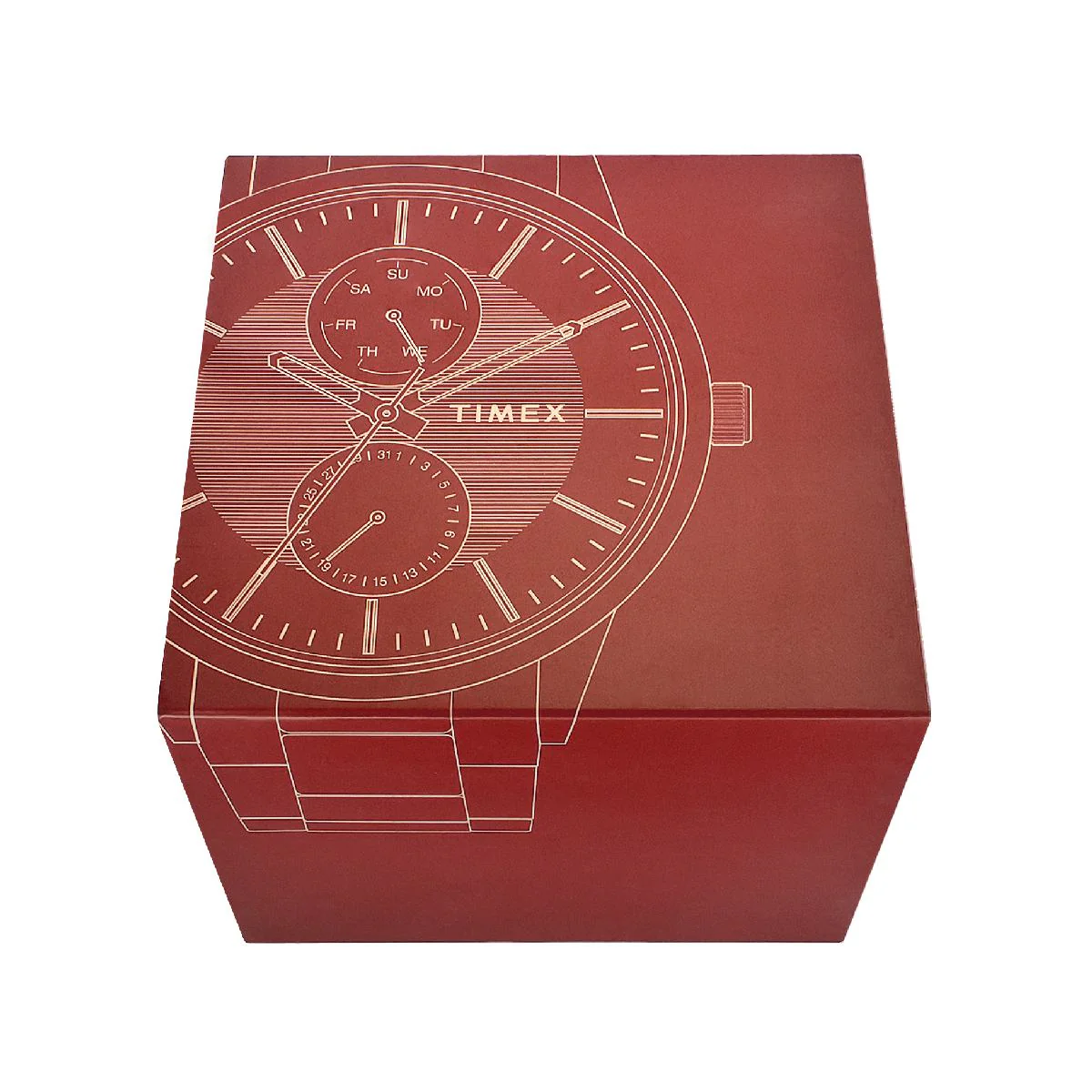 Timex Fashion Men's Green Dial Round Case Date Function Watch -TWEG20001 - Image 7