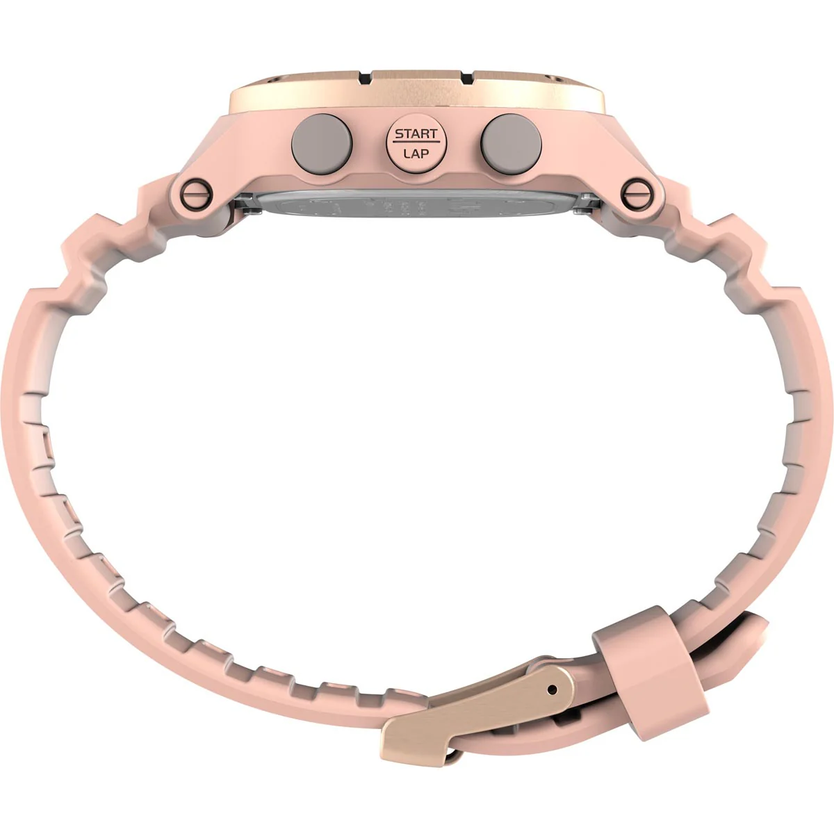Timex Global Unisex Pink Dial  Case Soft-Silicone-Rubber-Strap Function Watch -TW5M35700 - Image 4